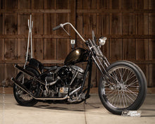 Load image into Gallery viewer, Cheetah pitchfork sissy bar