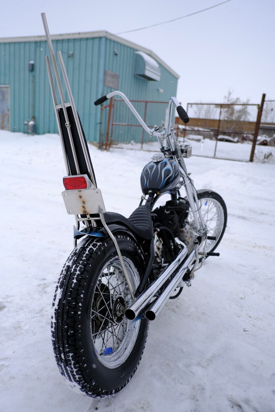 Tapered 3 prong sissy bar